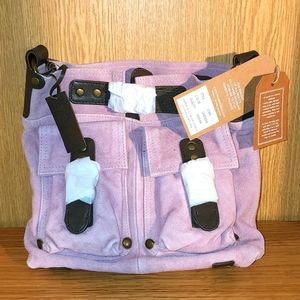 Sundance Catalog Lavender Crossbody Suede Bag